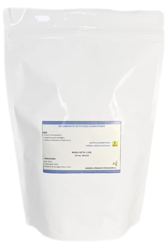 Bicarbonato de Potasio 1 KG | 100% PURO, En Polvo, USO ALIMENTARIO -