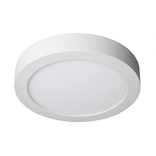 LEDUNI - Panel LED circular 20W 2000LM Color Blanco Frio 6000K Angulo 120 IP20 OPAL Aluminio 225 * 28Hmm