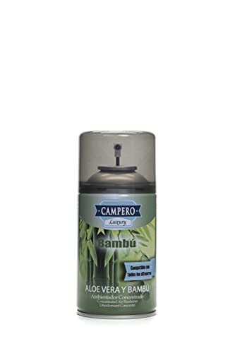 Campero Luxury - Ambientador Bambú y Aloe Vera en aerosol - Recambio Dosificador Automático 250ml