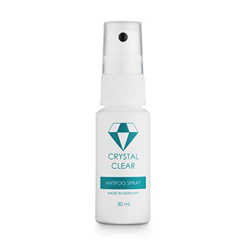 Crystal Clear Spray antivaho eficaz y sostenible - Made in Europe - Spray antivaho - 30 ml - Spray antivaho para Gafas de natación y Buceo