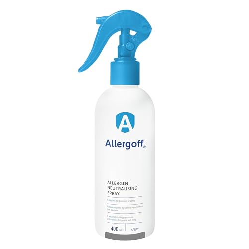 Allergoff Antiacaros Spray 400ml | Spray para Colchon, Cama y Textiles | Producto Anti Acaros | Para alérgicos | Contra Alergia Gatos y Perros | Eliminar los síntomas de alergia