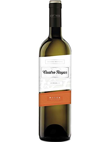 CUATRO RAYAS Vino Blanco Verdejo Vendimia Nocturna D.O. Rueda (Botella x 750ml)