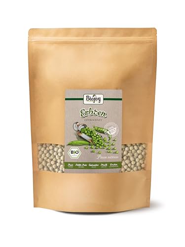 Biojoy Guisantes BÍO (1,5 kg), verdes y enteros, natural, sin aditivos