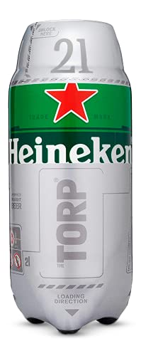 Heineken Cerveza Lager Barril Torp, 2L