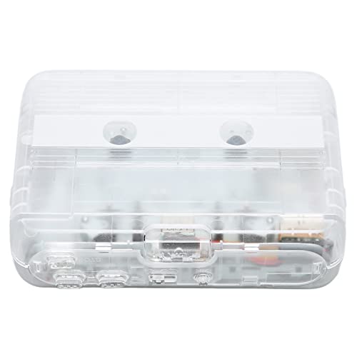 para Sony Walkman Cassette Player Walkman Cassette Player Abs Ton007B Reproductor de Cassette Bluetooth con Auriculares Función de Marcha Atrás Automática Reproductor de Cassette (Blanco)