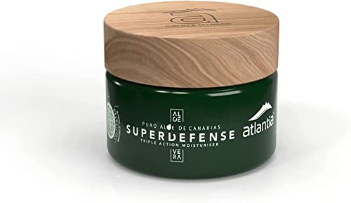 Atlantia Crema Superdefense | Crema Hidratante Corporal | Crema Reparadora de la Piel | Con Aloe Vera 100% puro y ecológico | 250 ml