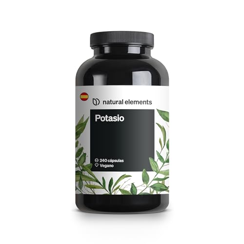 Potasio – 240 cápsulas de potasio elemental (de citrato de potasio)