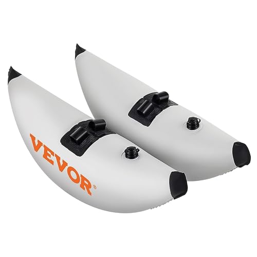 VEVOR Estabilizador de Kayak Inflable 2PCS Estabilizador para Canoa Material de PVC Sistema Estabilizador de Kayak con Longitud Ajustable de 81,5-94 Pulgadas, Fácil de Inflar, Plegable y Portátil
