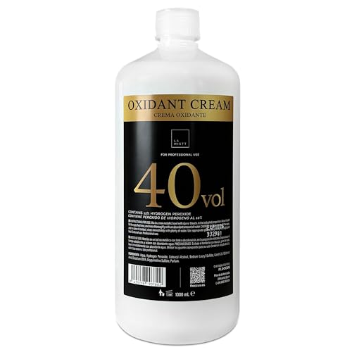 LA MISTT Crema Oxigenada 40 Vol (12%) para Tintes 1 Litro | Decolorante Pelo Profesional