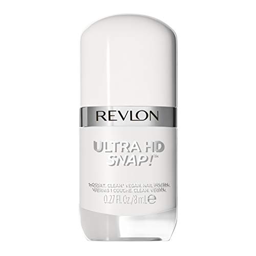 Revlon Ultra HD Snap! Esmalte de uñas de secado rápido. Alta cobertura en una sola pasada. Fórmula Vegana (Tono #001 Early Bird) - 8ml