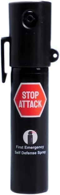 Spray Anti-Agresión Stop Attack 20 ml - La Solución Definitiva para una Máxima Seguridad - Efectivo, Rápido y Disuasorio - Permite Detener e Identificar - Alcance de 4 Metros