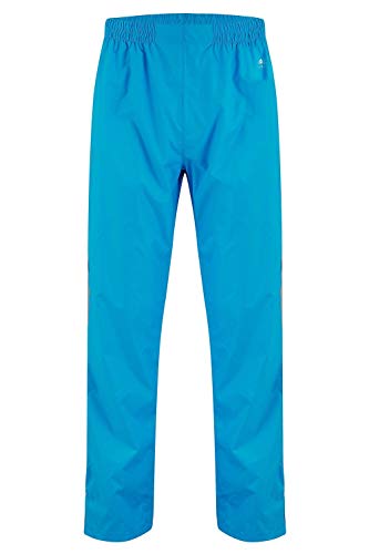 Mac in a Sac Origin II - Packable Waterproof Full Zip Overtrousers, Sobrepantalones Impermeables Hombre, Neon Blue, 3XL