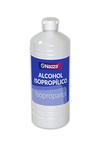 Alcohol Isopropílico Nazza IPA | 99,9% Isopropanol Puro | Limpieza de Componentes Electrónicos, Pantallas, Objetivos, Móviles, Placas base | 1 Litro