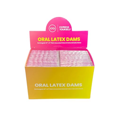 EXS | Oral Dams | Enhance Your Safety & Pleasure | Dental Dams | Unscented | 10 Pack