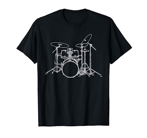 Batería Vintage Baterista Palos de tambor Rock & Roll Camiseta