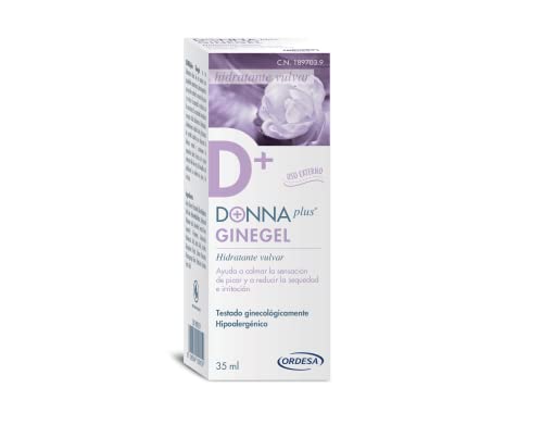 DONNAplus Ginegel | 35 ml | Gel Hidratante Vulvar para el Bienestar Íntimo, Sequedad e Irritación