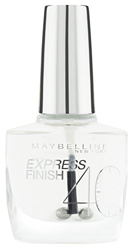 Maybelline Express Finish - Esmalte de Uñas 01 / 01L color transparente, 1 x 10 ml