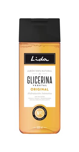 Lida - Jabón Líquido 100% Natural de Glicerina, Elaboración Tradicional - 600 ml