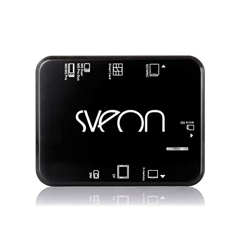 Sveon SCT016M - Multilector de Tarjetas de Memoria, Tarjetas SIM, Compact Flash y DNIe para Windows y Mac