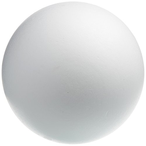Rayher 3306300 Esfera de poliestireno Blanca, en 2 mitades, ø 40 cm