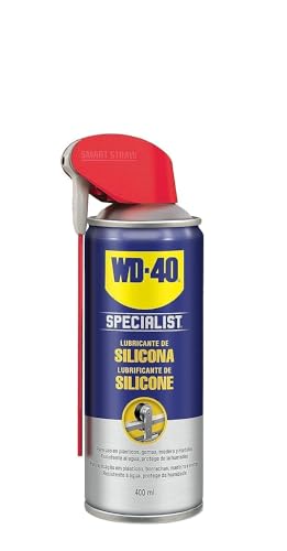 WD-40 Specialist - Lubricante de silicona - Fórmula resistente a altas presiones, protege de la humedad, previene óxido y corrosión - Pulverizador Doble Acción 360º - 400 ml