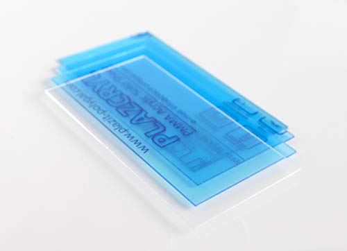 Pack de tableros de metacrilato transparente de 3mm (A5 (10ud, 148x210mm))