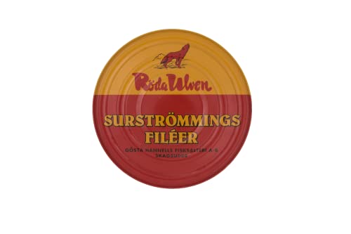 Filetes de Surströmming - filetes de arenque fermentados en lata tradicional