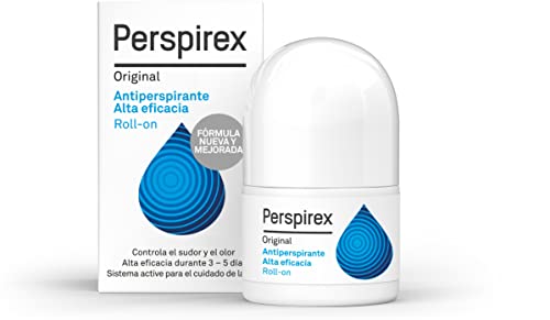 Perspirex  | Perspirex Original | Desodorante Antitranspirante Axilas Roll On para una protección y frescura anti sudor de hasta 5 días | 20 ml
