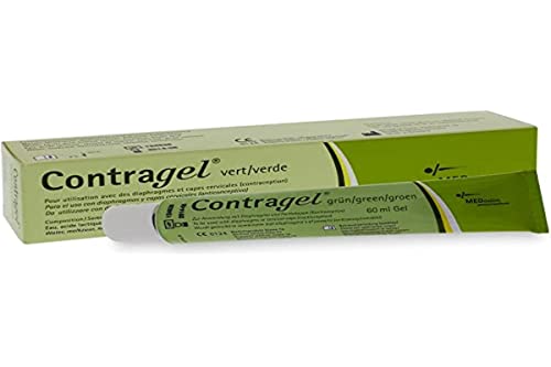 60ml Contragel  verde, para su uso con el diafragma y el capuchón cervical