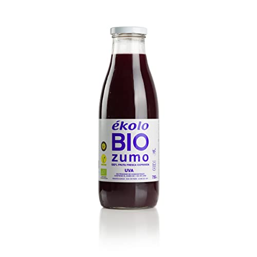 Ekolo Zumo De Uva Ecológico, 100% Exprimido, 6 Botellas * 750Ml 4500 ml