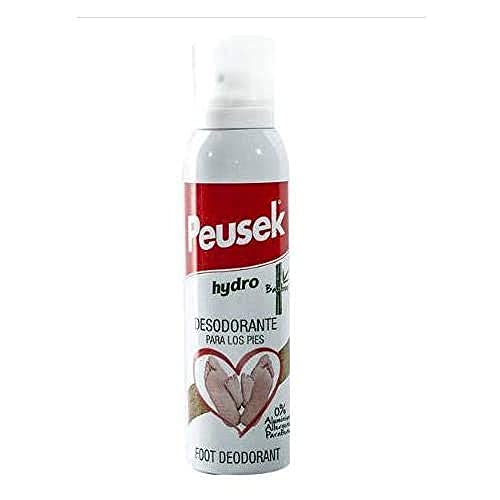 Peusek Hydro, Loción Desodorante para pies, Spray 150 ml