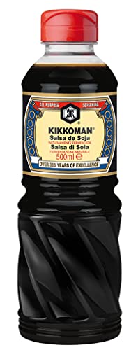Kikkoman - Salsa de Soja Original, Receta Tradicional, Fermentación Natural, 500ml