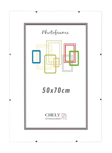 CHELY INTERMARKET Marco Clip de metacrilato 50X70cm MOD-300 portafoto sin marco para posters
