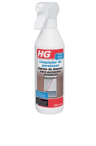 HG Limpiador de Persianas, Recupera el Blanco de las Persianas, Spray Limpiador - 500 ml