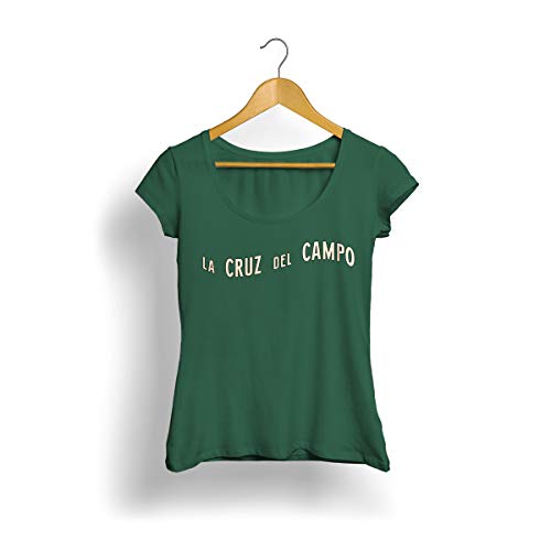 Cruzcampo Camiseta Cruz del Campo Green Woman, Mujer, Verde, XS