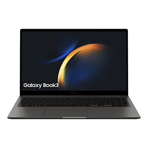 Samsung Galaxy Book3 - Laptop 15,6' FullHD (Intel Raptor lake Core i5-1335U, 8 GB RAM, 512 GB SSD, Intel Iris Xe Graphics, Windows 11 Home. Portatil Negro – Teclado QWERTY español