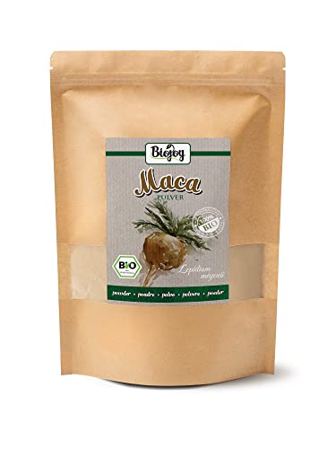 Biojoy Maca Cruda En Polvo Ecológica Peruana (1 kg), Raíz de maca (Lepidium meyenii)