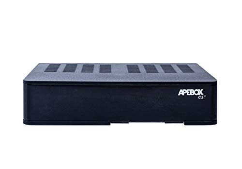 APEBOX C2 4K- Receptor combo Multistream H.265 UHD (2160p, 1x DVB-S2X + 1x DVB-T2/C, 2x USB 2.0, HD-OUT, LAN, Lector CA, LED Display, IR, SPDIF óptico, Cable AV, RS232,YouTube, DLNA y RCU excepcional)