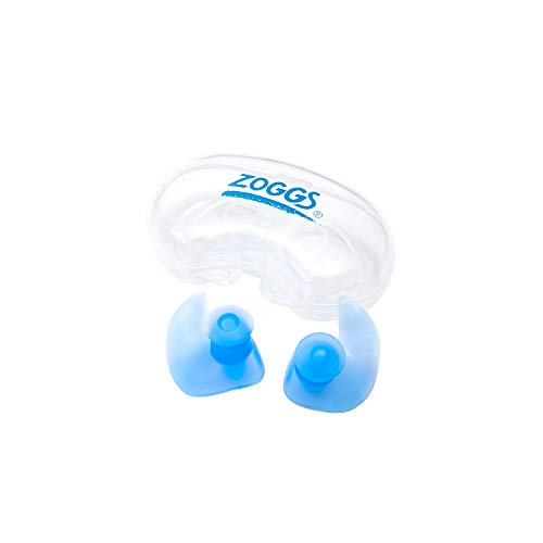 Zoggs Aqua Plugz, tapones para los oídos para nadar, tapones para los oídos de silicona reutilizables (el embalaje puede variar)