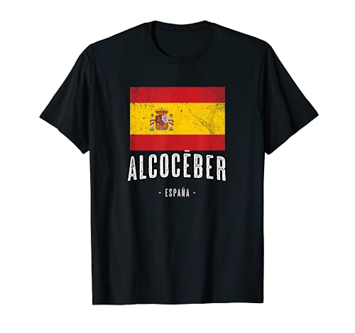 Alcocéber España | Souvenir - Ciudad - Bandera - Camiseta