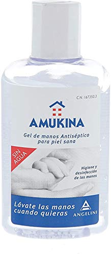 AMUKINA Gel de Manos - 80ml - Higiene de manos en profundidad sin agua