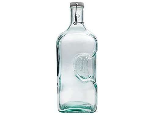 Home bottiglia in vetro riciclato con tappo meccanico lt 12