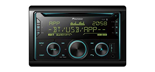 Pioneer FH-S720BT - Autoradio con CD de 2 DIN con Bluetooth, iluminación multicolor, USB, aplicación Pioneer Smart Sync y compatible con dispositivos Apple y Android