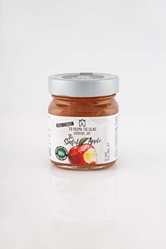 To Filema Tis Lelas Sin azúcar añadido mermelada Manzana, Paquete de 2 x 240 g (Total: 480g)