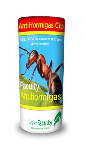 GreenFaculty - AntiHormigas Granulado - Elimina Las Hormigas de Interior, Exterior y Jardín. Alta Efectividad. Efecto Duradero. Seguro para Mascotas y Niños. 500 g