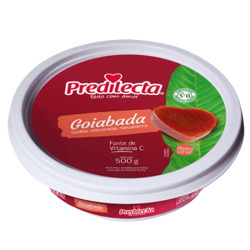 Predilecta - Dulce de Guayaba - Guava Paste - - Producto Brasilero - Ideal para Postres o Reposteria 600 Gramos