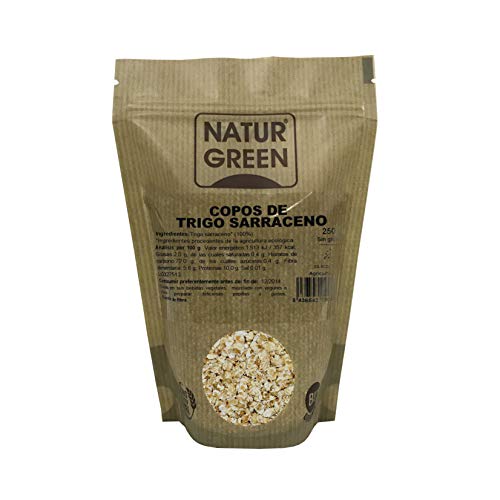 Copos de Trigo Sarraceno BIO Sin Gluten Naturgreen - 250 g