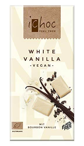 iChoc Vivani Organic Chocolate Blanco Vainilla 80g | Sin lactosa | vegano