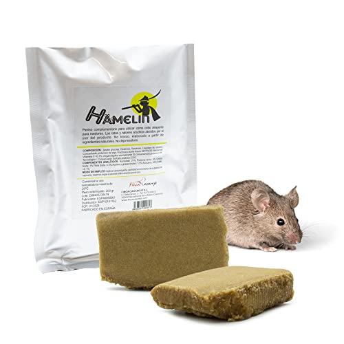 FINCA CASAREJO Atrayente de Ratones y Ratas | Hamelin 200g (1 ud) | Producto Natural para el Control de Plagas | Irresistible Olor y Sabor para Atraer a los Roedores y Atraparlos Vivos