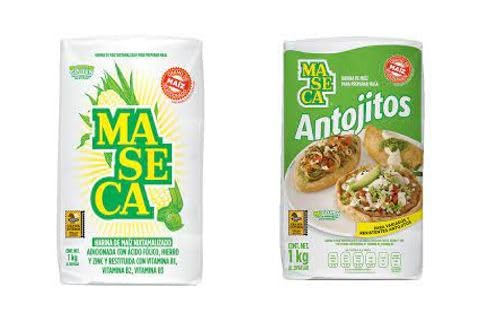 Pack Maseca Original 1 kgr y Antojitos 1 kgr - Total 2 paquetes - 2 kgr!